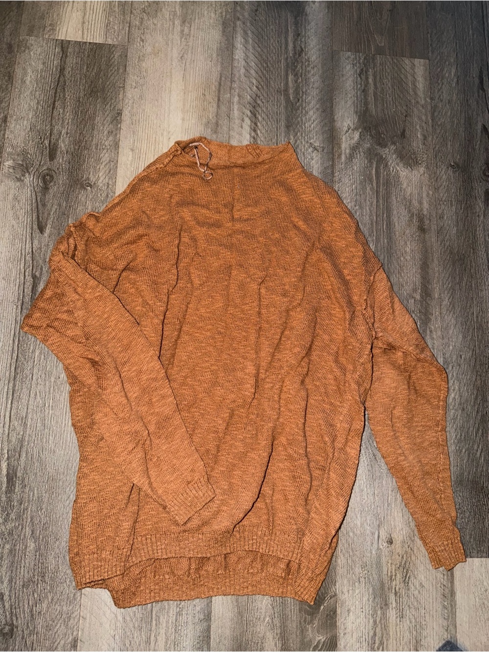 Wonderly Women's Cowl Neck Sweater in Rust